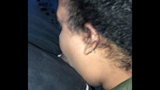 Ethiopian Girl Sucks Big black cock In Car Cum In Mouth